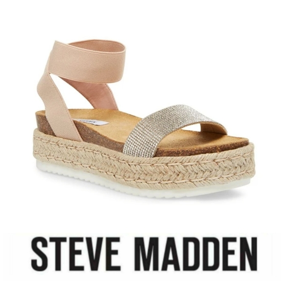 rhinestones platform sandals